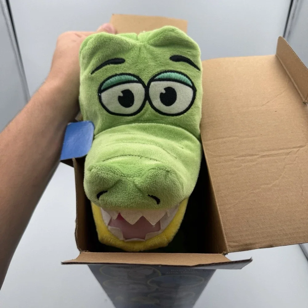 Cuddleuppets Puppet Blanket Alligator Crocodile 28x39 Green Jay @ Play